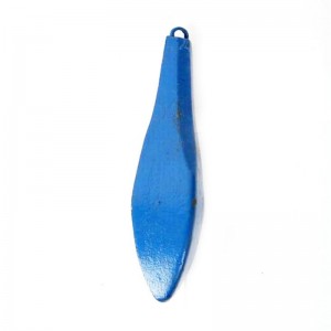 Ψάρεμα ψεκασμού χυτοσίδηρο ζωγραφισμένο μπλε
